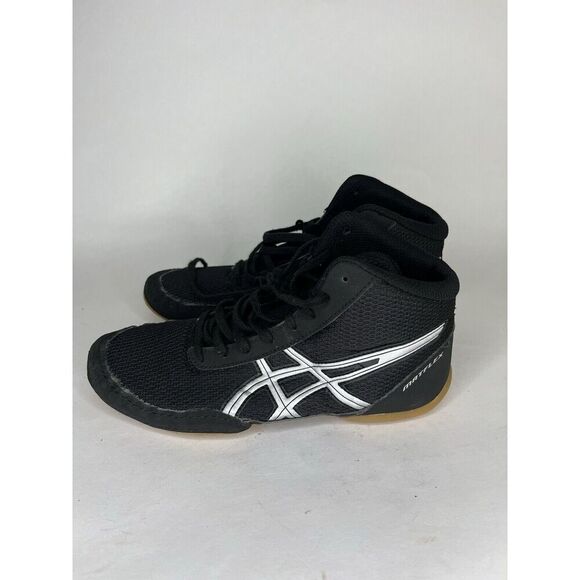 Asics Black Synthetic Lace Up Athletic Wrestling Shoes Women Sz 36EU/5M US - Picture 8 of 11